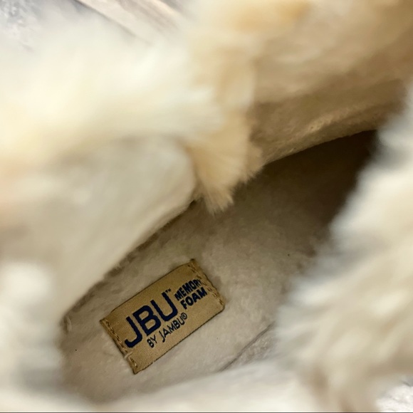 NIB JBU Jambu Nordic Faux Fur Lined Ankle Boots Bootie Grey - Picture 10 of 13